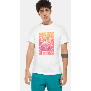 Tričko krátky rukáv The North Face S/S Graphic Tee Men TNF WHITE/FLAME ORANGE