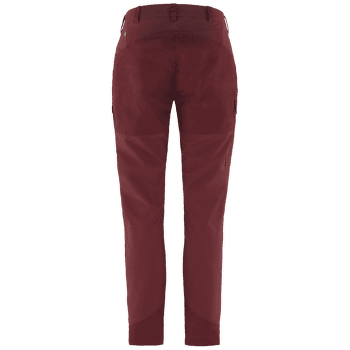 Kalhoty Fjällräven Nikka Curved Pants Women Bordeaux Red
