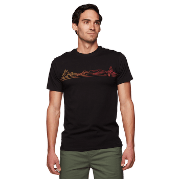 Triko krátký rukáv Black Diamond Desert Lines Tee Men Nickel Heather