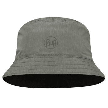 Čepice Buff TRAVEL BUCKET HAT Gline Black GLINE BLACK-GREY M/L