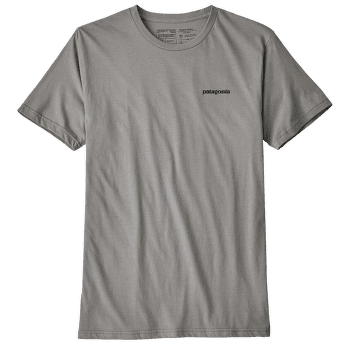 Triko krátký rukáv Patagonia P-6 Logo Organic T-Shirt Men Feather Grey