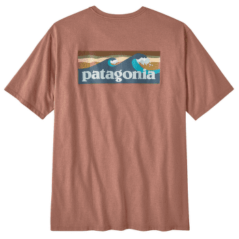 Triko krátký rukáv Patagonia Boardshort Logo Pocket Responsibili Tee Men Sienna Clay