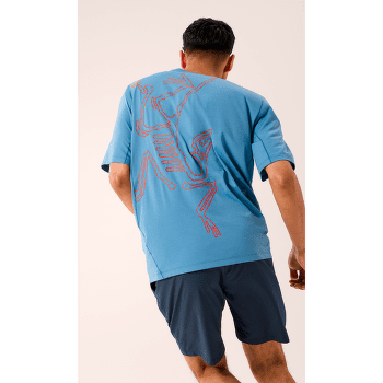 Tričko krátky rukáv Arcteryx Cormac Arc´Bird Logo SS Men Forage Heather II