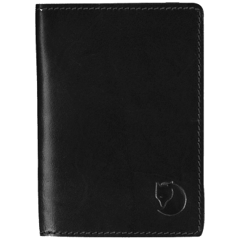 Pouzdro Fjällräven Leather Passport Cover Black