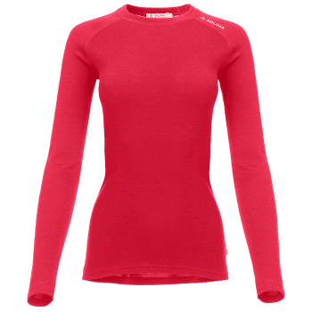 Tričko dlhý rukáv Aclima WarmWool Crew Neck Women Jester Red