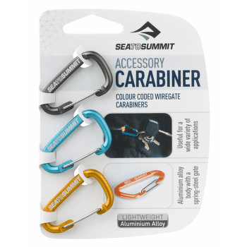 Karabina Sea to Summit Accessory Carabiner Set 3pcs Grey/Blue/Orange