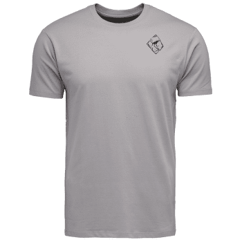 Tričko krátky rukáv Black Diamond Mono Pocket SS Tee Men Pewter