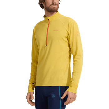 Pulóver La Sportiva SWIFT LONGSLEEVE Men Tropic Blue/Cherry Tomato