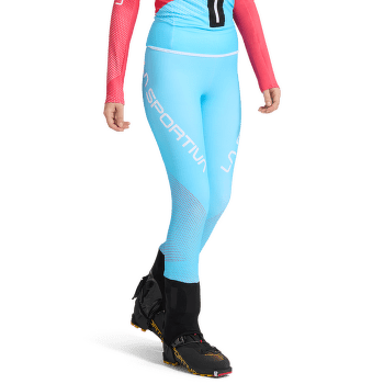 Nohavice La Sportiva STRATOS VI RACING PANT Women Malibu Blue/Hibiscus