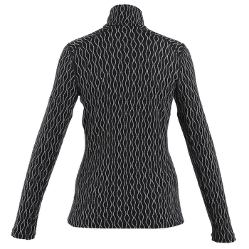 Triko dlouhý rukáv Icebreaker Merino 260 Vertex LS Half Zip On-Piste Women BLACK/SNOW/J