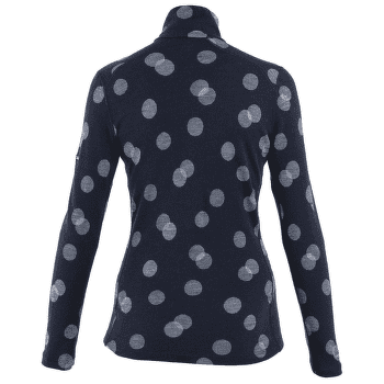 Tričko dlhý rukáv Icebreaker Merino 260 Vertex LS Half Zip Falling Flakesl Women MIDNIGHT NAVY/SNOW/J