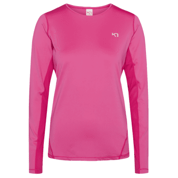 Triko dlouhý rukáv Kari Traa Nora 2.0 Long Sleeve BRIGHT PINK