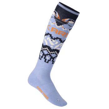 Podkolienky Kari Traa Johanne Sock PASTEL LIGHT BLUE