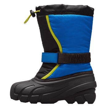 Topánky Sorel Childrens Flurry™ Black, Super Blue 014