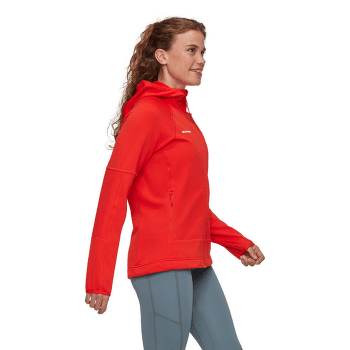 Mikina Mammut Massone ML Hooded Jacket Women 3778 mammut red