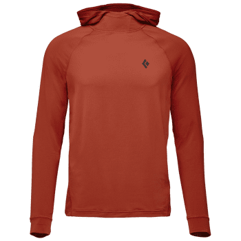 Triko s dlouhým rukávem Black Diamond LS Alpenglow Hoody Men Burnt Sienna