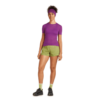 Tričko krátky rukáv Icebreaker Merino Blend 75 Cool-Lite™ Featherlight SS Crewe Women PASSION
