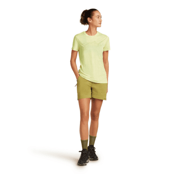Tričko krátky rukáv Icebreaker Merino 150 Tech Lite SS Tee Airbourne Squirrel Women CITRINE