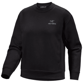 Mikina Arcteryx Emblem Fleece Crew Women Black