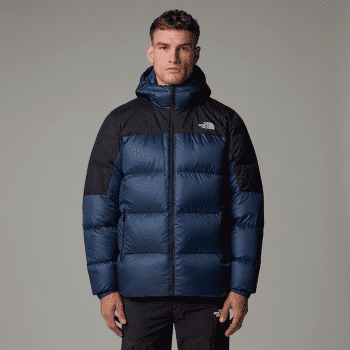 Bunda The North Face DIABLO DOWN HOODIE II Men EIH BARK MIST BLACK HEATHER/TNF BLACK