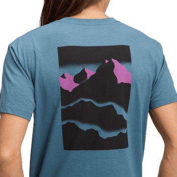 Triko krátký rukáv Black Diamond Mountainscape SS Tee Women Creek Blue
