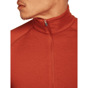 Tričko dlhý rukáv Icebreaker Merino 260 ZoneKnit™ LS Half Zip Men JET HTHR-011