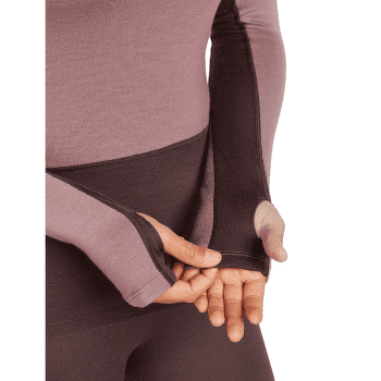Triko dlouhý rukáv Icebreaker Merino 260 ZoneKnit™ LS Crewe Women JAVA/SUMMIT/CB