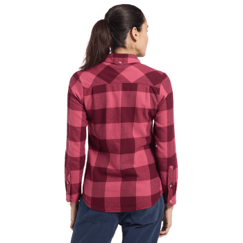 Košile dlouhý rukáv La Sportiva RAMBLER FLANNEL SHIRT WOMEN Redwood/Rosebay