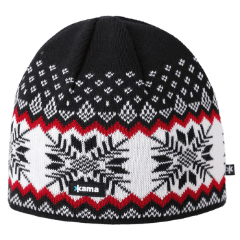 Čepice Kama KNITTED MERINO BEANIE KAMA A137 black 110