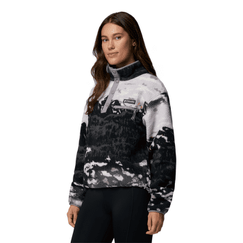 Mikina Columbia Helvetia™ II Printed Cropped Half Snap Women Shale Purple Sisters, Shale Purple 554
