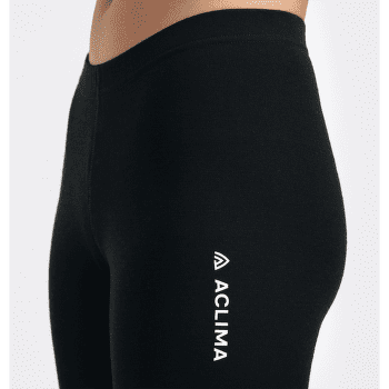 Legíny Aclima WarmWool Longs Women Jet Black