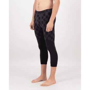 Legíny Mons Royale Ascender Merino Seamless 3/4 Legging Men Forged Iron / Black