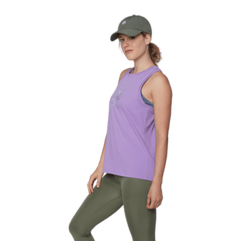 Tílko Mammut MAMMUT CORE TANK TOP WOMEN FLOWER 6434 lavandin
