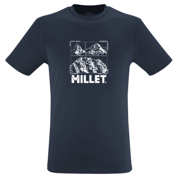 Tričko krátky rukáv Millet CHAMONIX LOGO TS SS Men SAPHIR NEW