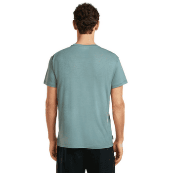 Tričko krátky rukáv Icebreaker Merino Blend Core SS Tee Single Line Camp Men BLUE ASH