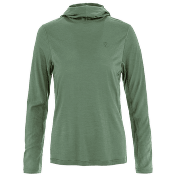 Mikina Fjällräven ABISKO WOOL HOODIE WOMEN Patina Green