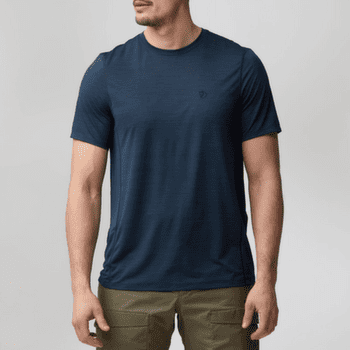 Tričko krátky rukáv Fjällräven ABISKO LITE SS MEN Grey-Melange