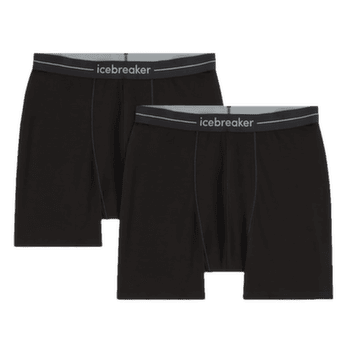 Boxerky Icebreaker Merino 150 Anatomica Boxers Men BLACK