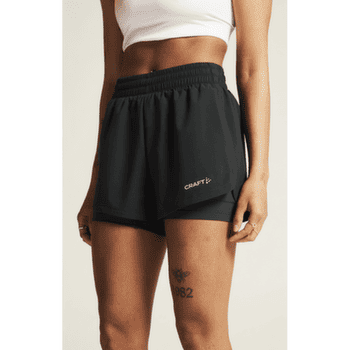 Kraťasy Craft ADV Essence 2 in 1 Shorts 2 Women 999000 Black