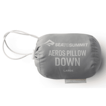 Polštář Sea to Summit Aeros Down Pillow Large Neutral Grey