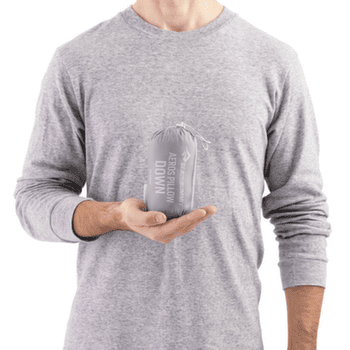 Polštář Sea to Summit Aeros Down Pillow XL Neutral Grey