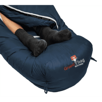 Spacák Grüezi bag DownWool Summer Light 2.0 Blue Ashes