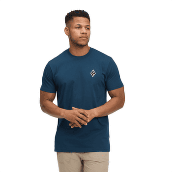 Tričko krátky rukáv Black Diamond Heritage Alpinist SS Tee Men Indigo