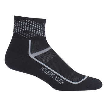 Ponožky Icebreaker Multisport Light Cushion Mini Men Black/Fossil/Alpine Argyle