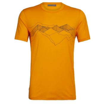 Tričko krátky rukáv Icebreaker Tech Lite SS Crewe Peak Patterns Men Sun