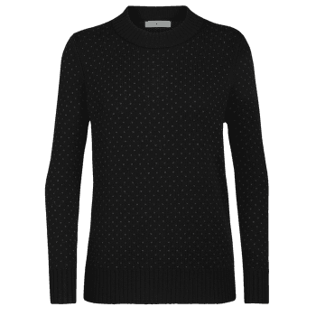 Sveter Icebreaker Waypoint Crewe Sweater Women Black