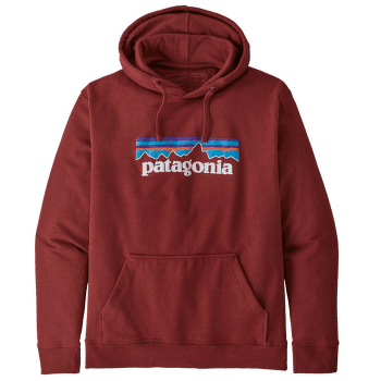 Mikina Patagonia P-6 Logo Uprisal Hoody Men Barn Red