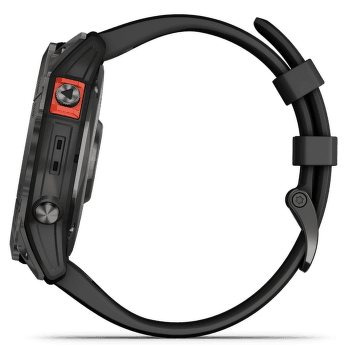 Hodinky Garmin fenix 7X Solar Gray/Black Silicone Band