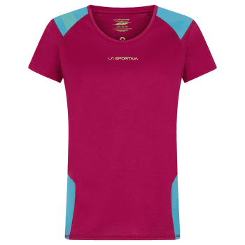 Tričko krátky rukáv La Sportiva COMPASS T-SHIRT Women Red Plum/Topaz