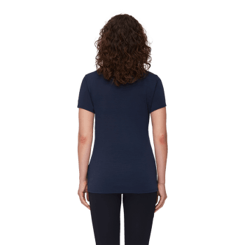 Triko krátký rukáv Mammut Alnasca Graphic T-Shirt Women marine melange 5784